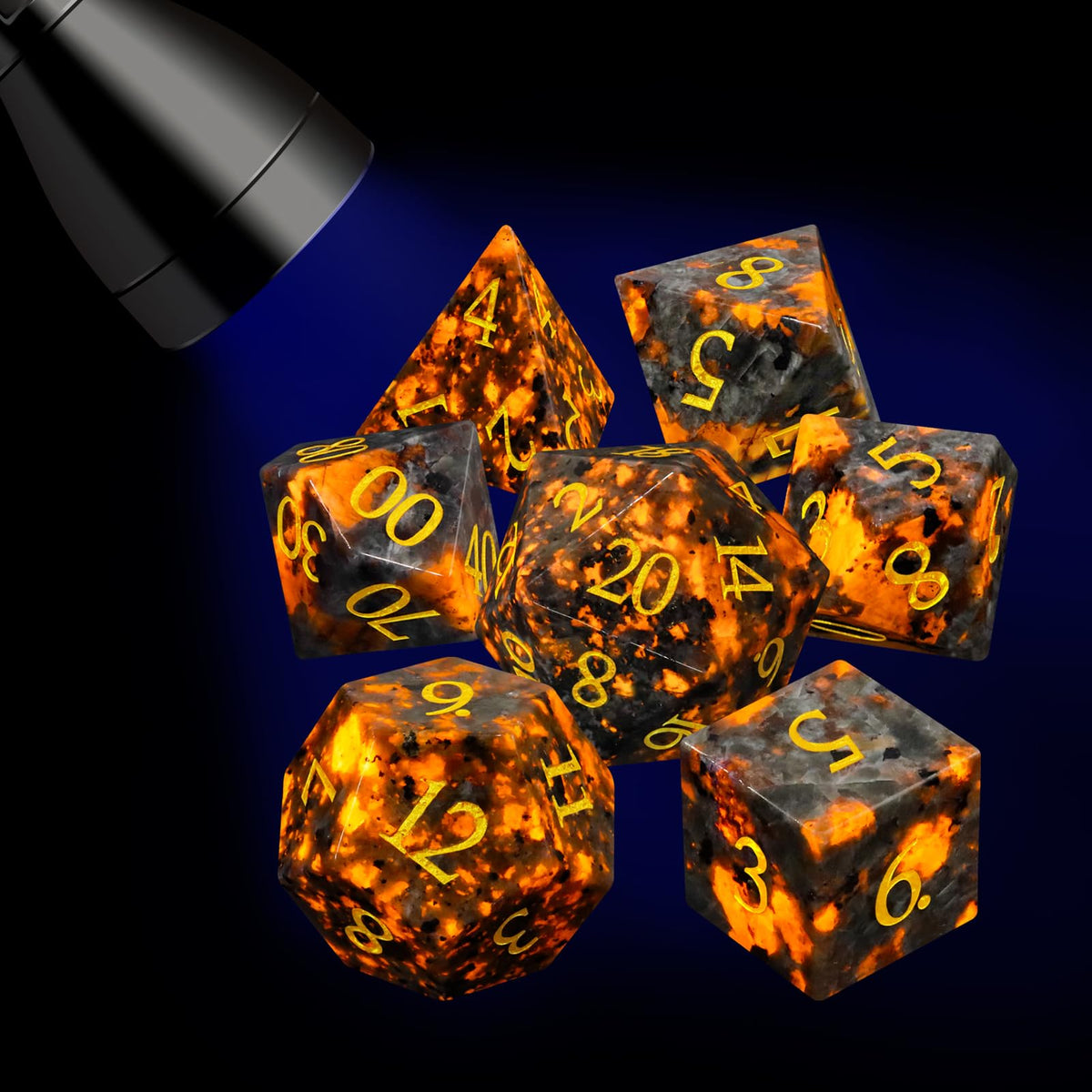 LUCKY-M DND dice case and tray keep dice organized