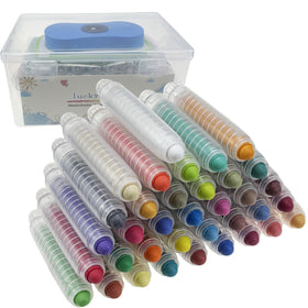 Luckyrain dustless chalk for kids with eraser, for clean writing