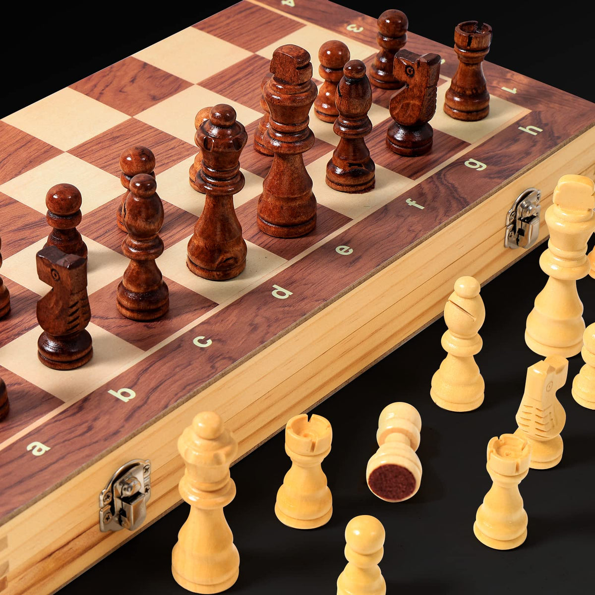 LuckyWish board wood grain finish adds natural elegance to any desk or shelf.