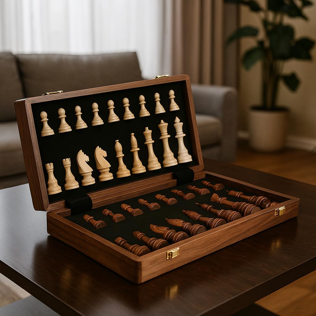 LuckyWish chess set makes a versatile gift for learners and players