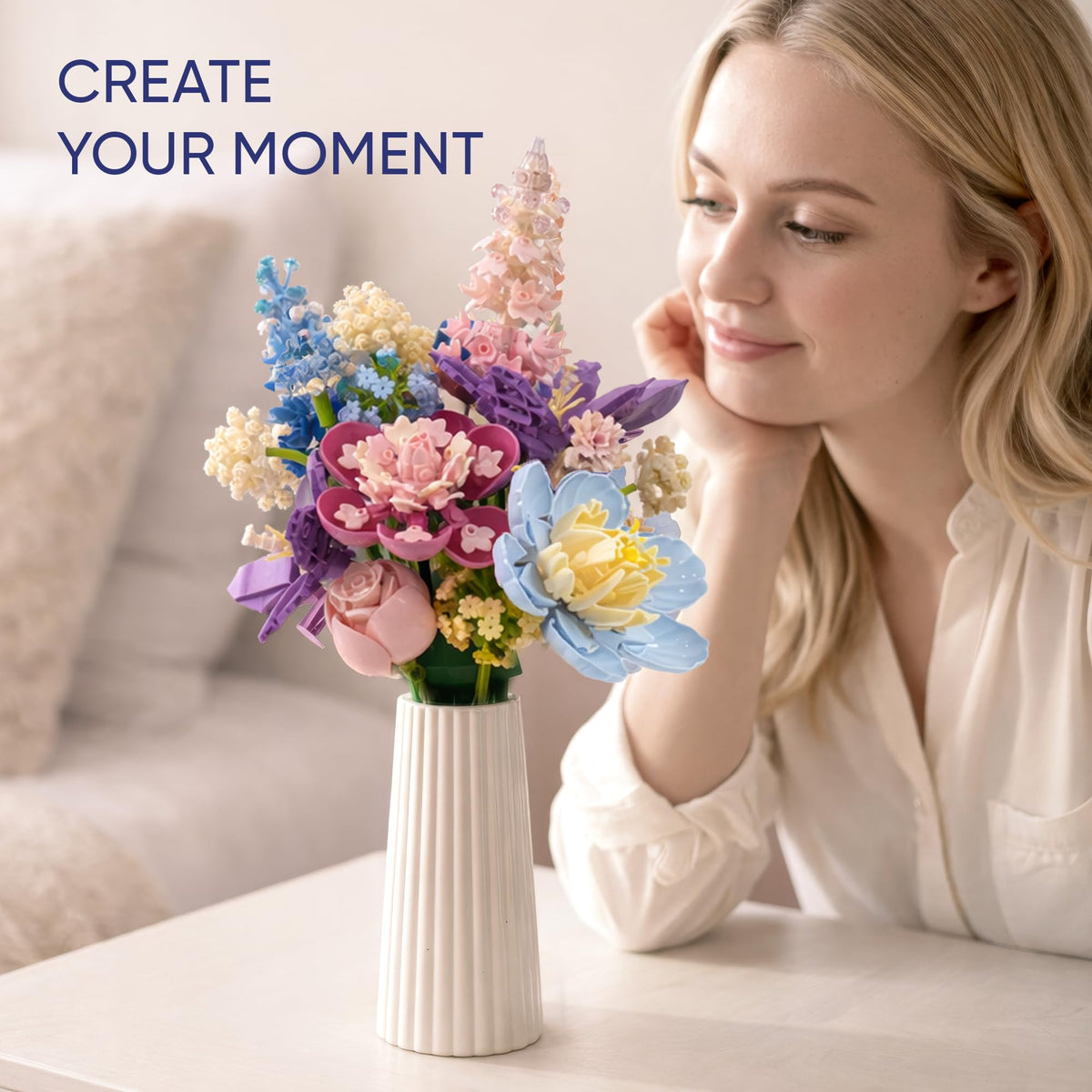 Ludari no vase included note for flexible display choices