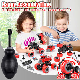 LUDILO fire rescue engine model offers hands-on problem solving and pretend play.