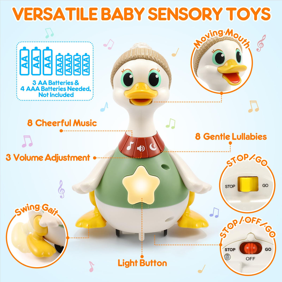 LUDILO neutral-box baby gift duck is ideal for gifting