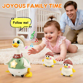 LUDILO portable baby toy duck easy to carry on the go