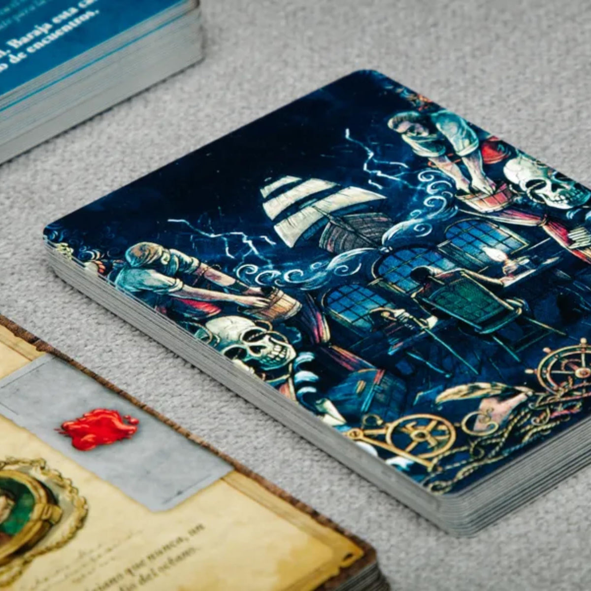 Ludonova Adamastor encounter deck introducing evolving challenges on the voyage