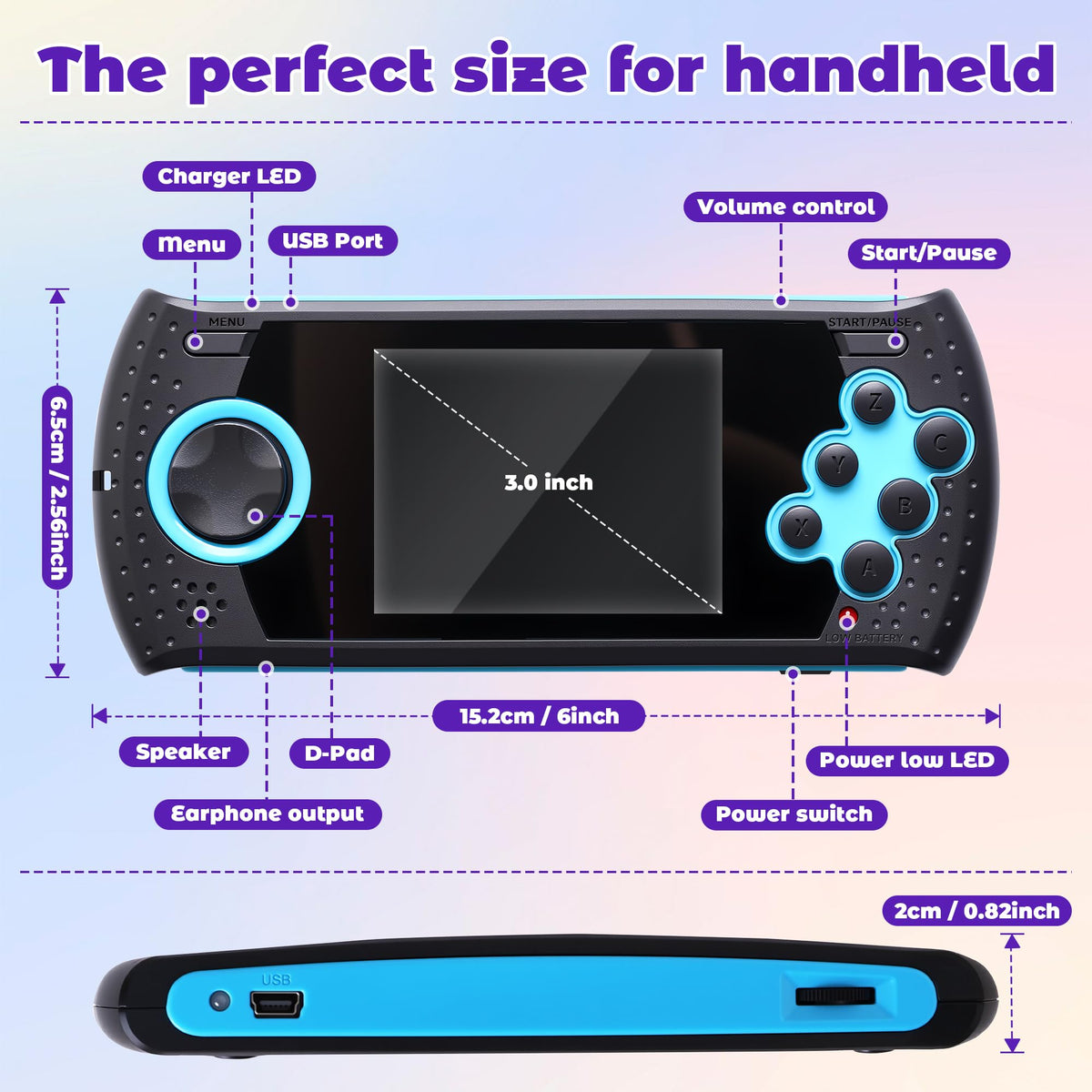 LUHYAUAN durable shell resists rough handling during games.
