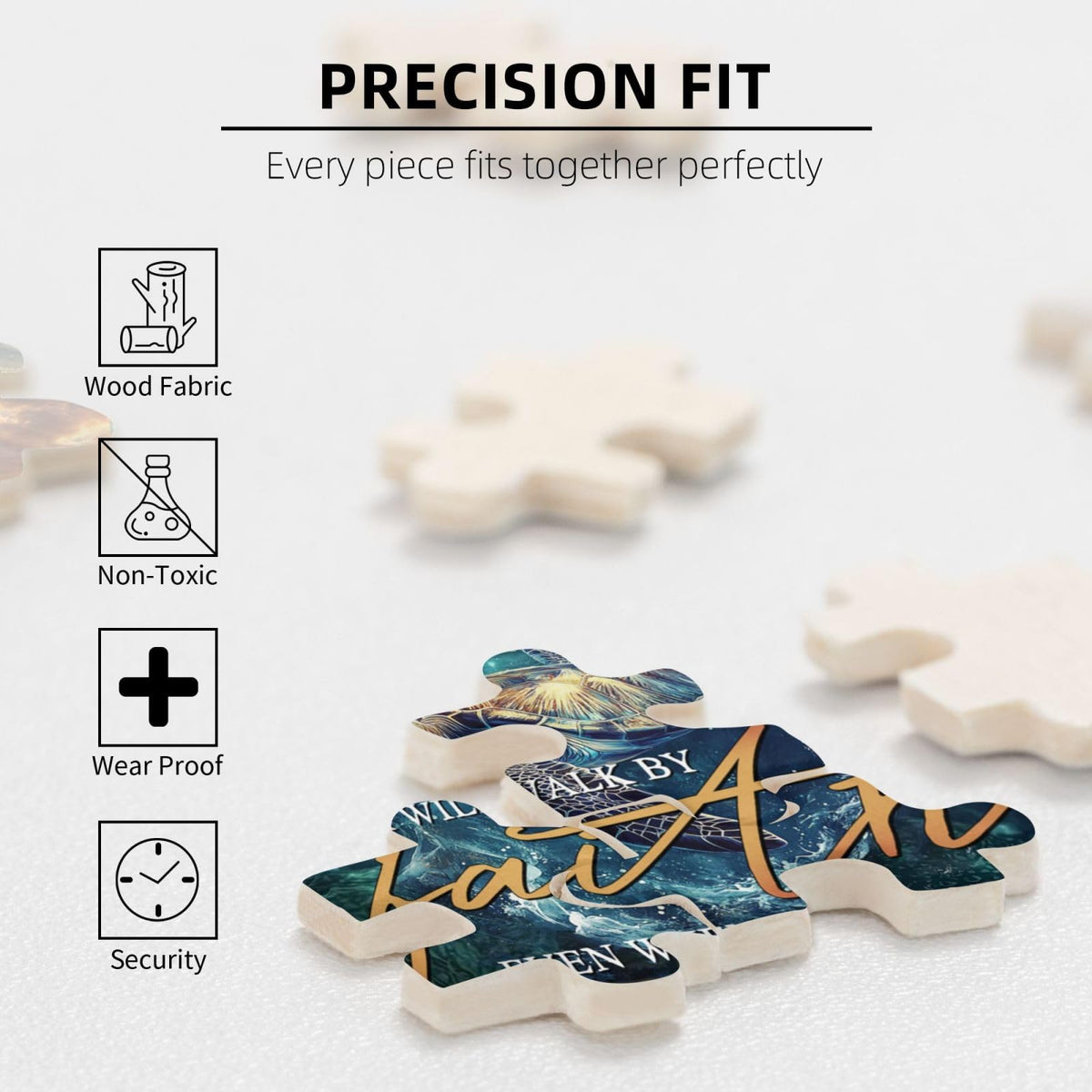 Luixdie bible puzzle suited for office decor and inspirational spaces