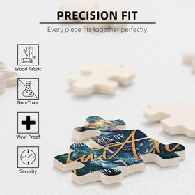 Luixdie bible puzzle suited for office decor and inspirational spaces
