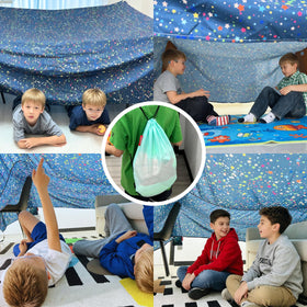 Lukidoki Magic Fort backpack packaging makes gifting and portability effortless.