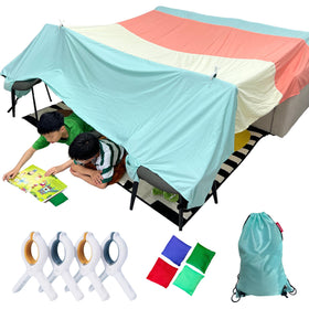 lukidoki Magic Fort kit in backpack packaging for easy storage