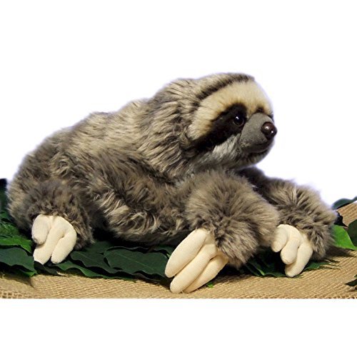 LuLezon three-toed sloth plush - ultra soft cuddle buddy for kids
