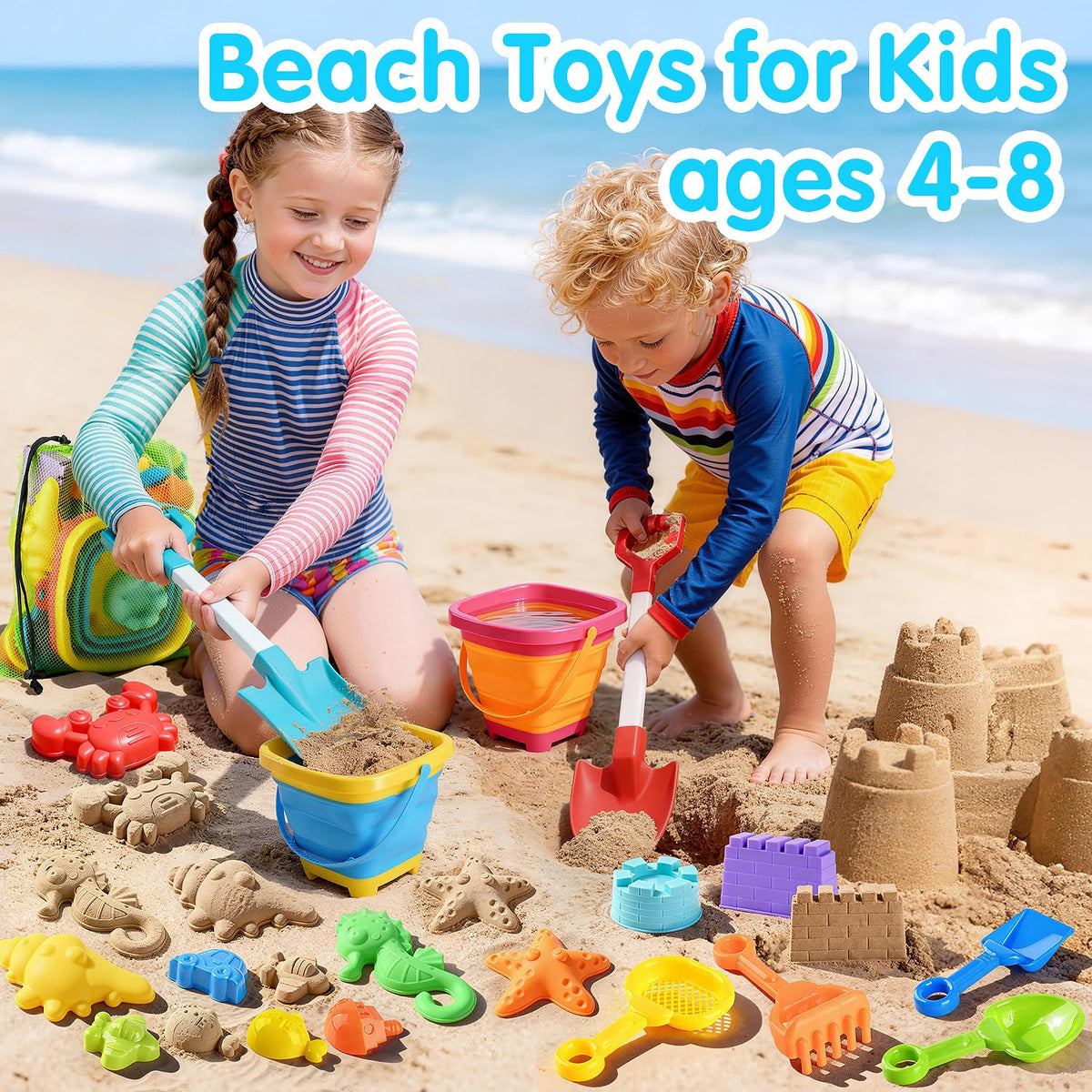 LullaBlock large beach shovel for quick digging and shaping sand