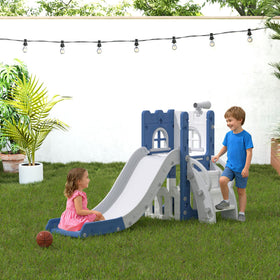 LulliSpace bright colors make this gift-ready slide appealing to kids