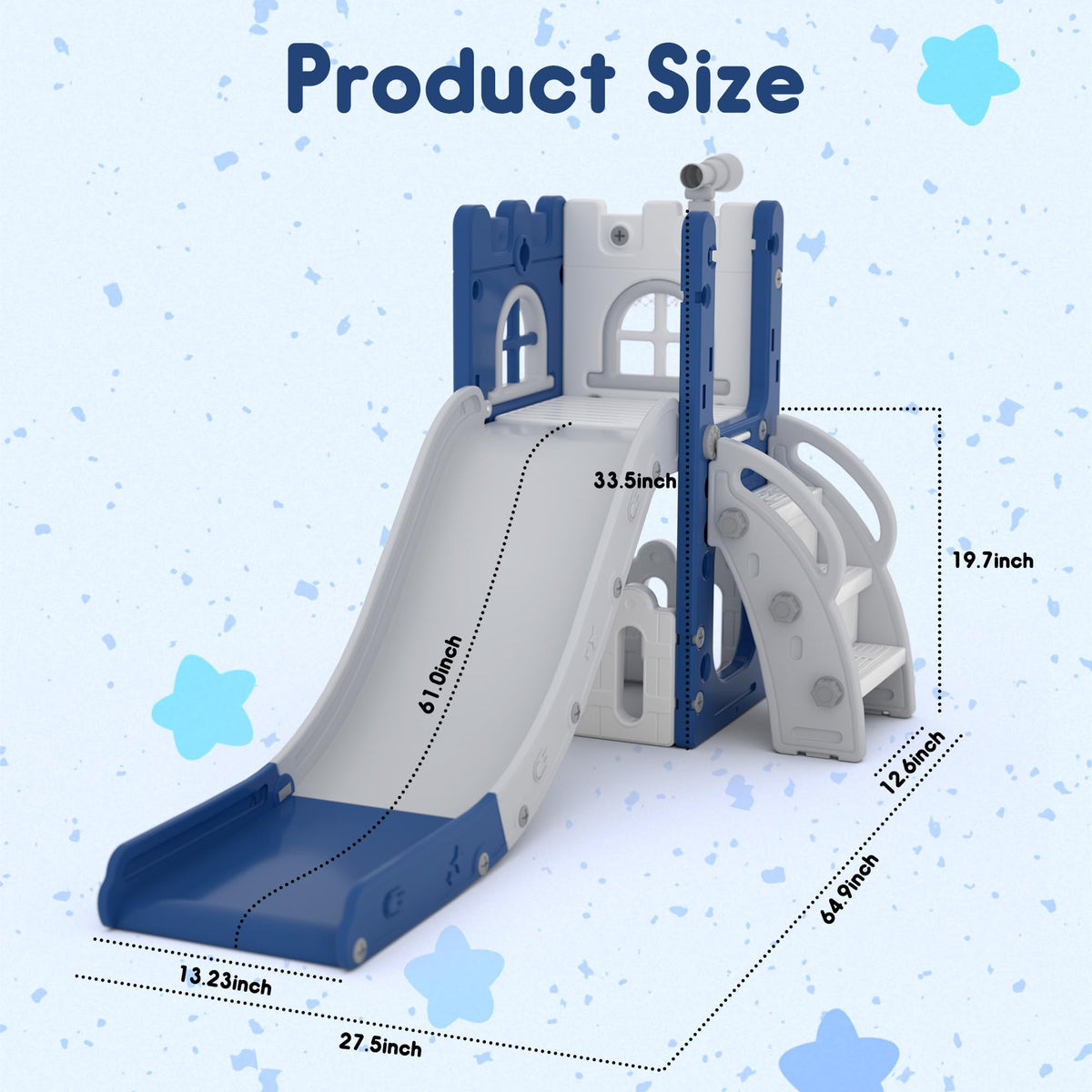 LulliSpace non-slip steps provide confident footing during ascent