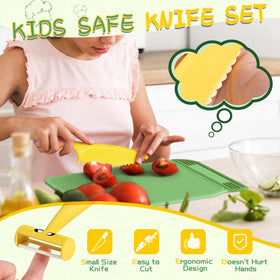 Lullulii cutting boards provide safe prep surfaces for tiny chefs