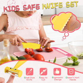 Lullulii kids cutting boards provide stable surfaces for tiny chefs.