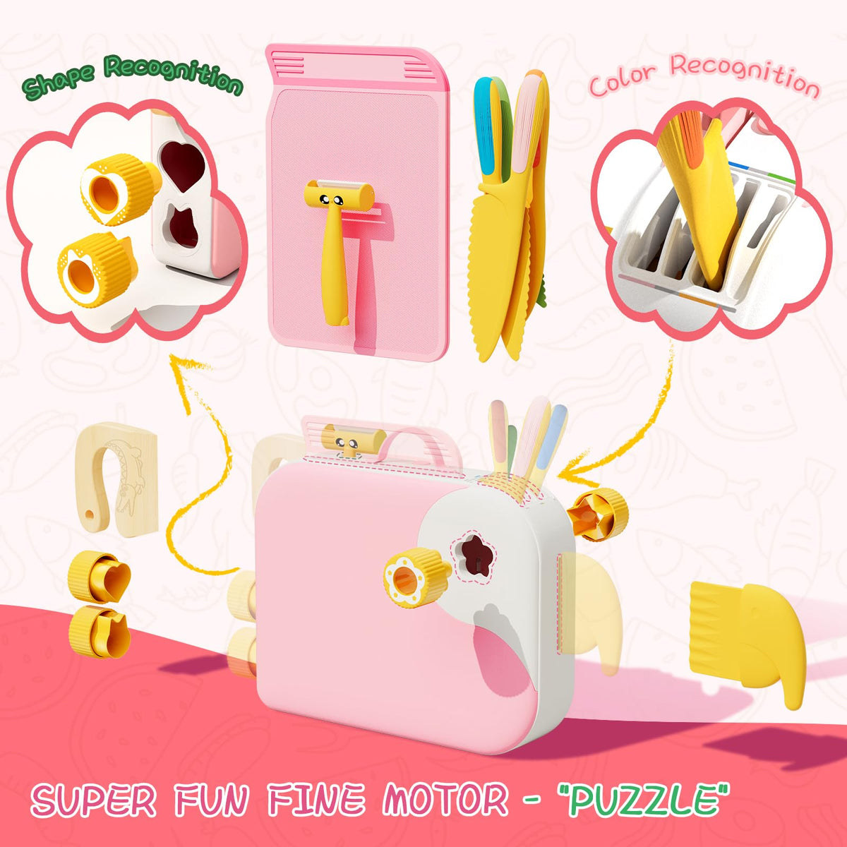 Lullulii kids safe knife set offers four sizes for growing hands.
