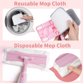 Lullulii Kids Spray Mop pink water tank enables safe spray during playtime