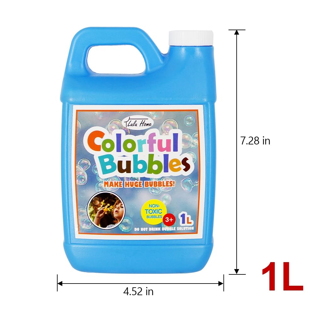 Lulu Home bubble blower attachment enables easy, impressive bubble bursts during parties.