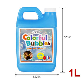 Lulu Home bubble blower attachment enables easy, impressive bubble bursts during parties.