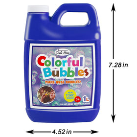 Lulu Home bubble-lawn mower use with concentrate for outdoor fun.