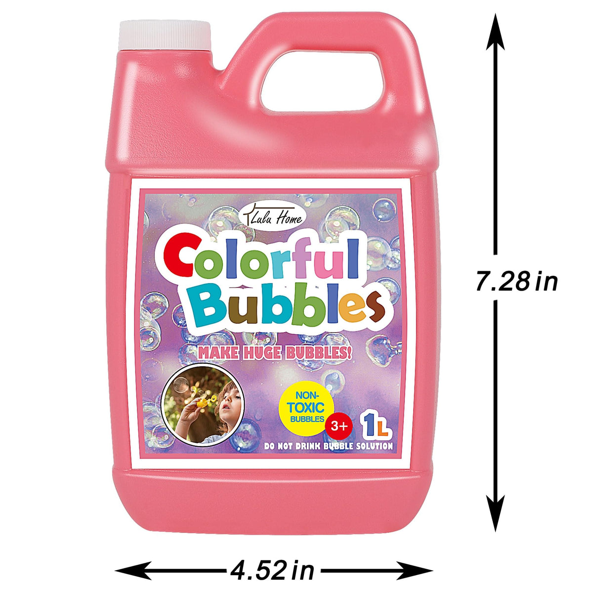 Lulu Home concentrated bubble solution pack for versatile toys