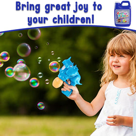 Lulu Home giant bubble proportions guide with easy dilution.