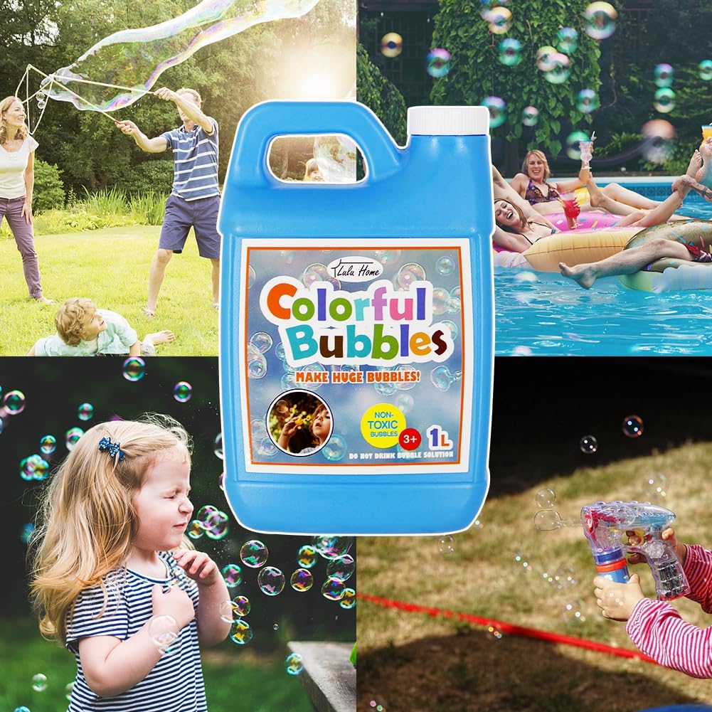 Lulu Home kids-safe bubbles entertain kids during birthdays and Halloween.