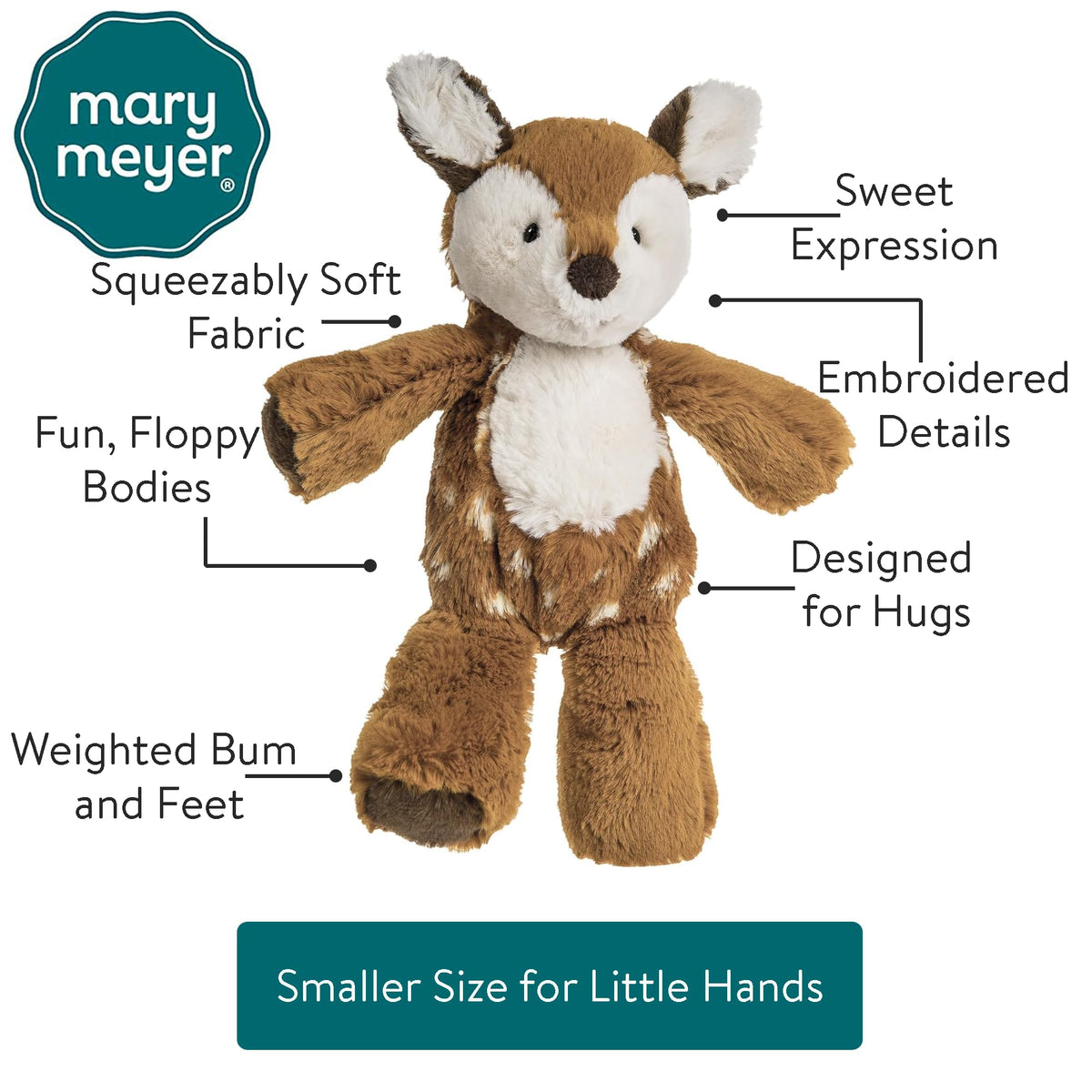 Lulujo Marshmallow Zoo makes a gift-ready friend for babies.