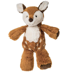 Lulujo Marshmallow Zoo Junior Fawn plush, ultra-soft for cozy cuddles.