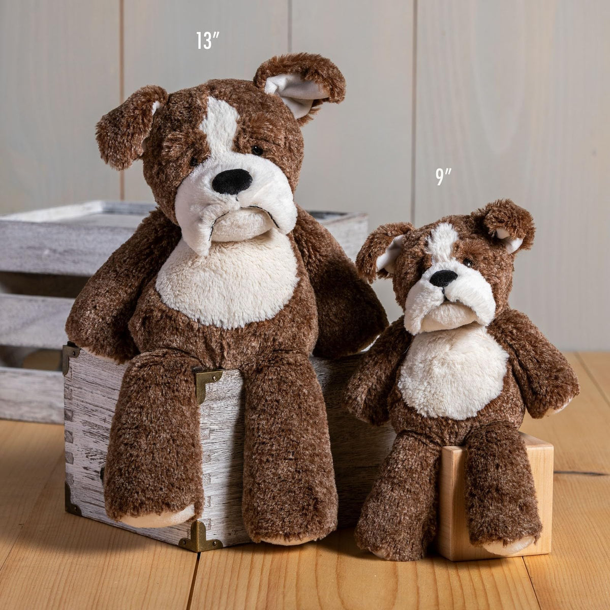 Lulujo Mary Meyer Marshmallow Zoo Bradley Bulldog 13-inch size ideal for naps