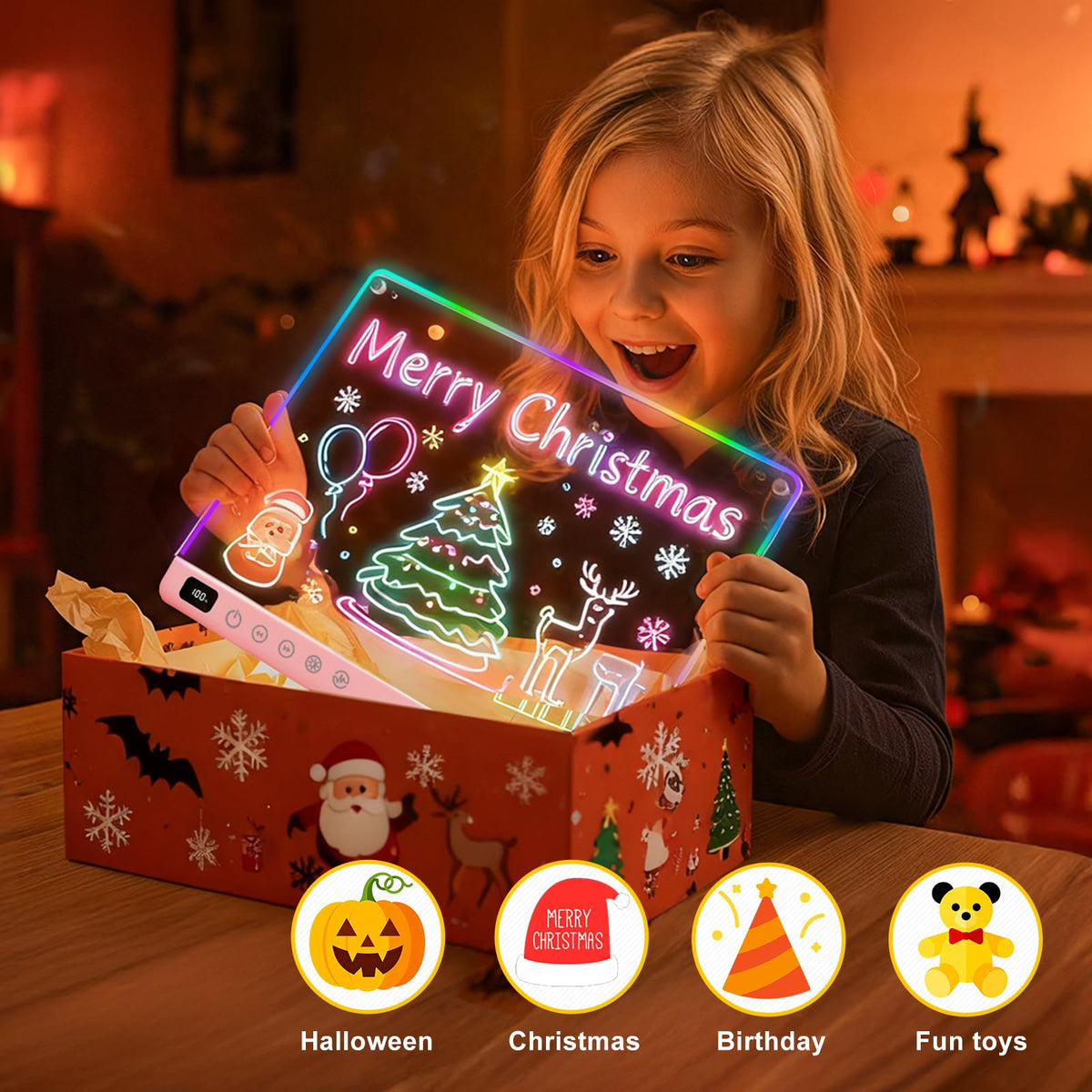 Lumiboard as a gift idea for kids during holidays and birthdays.