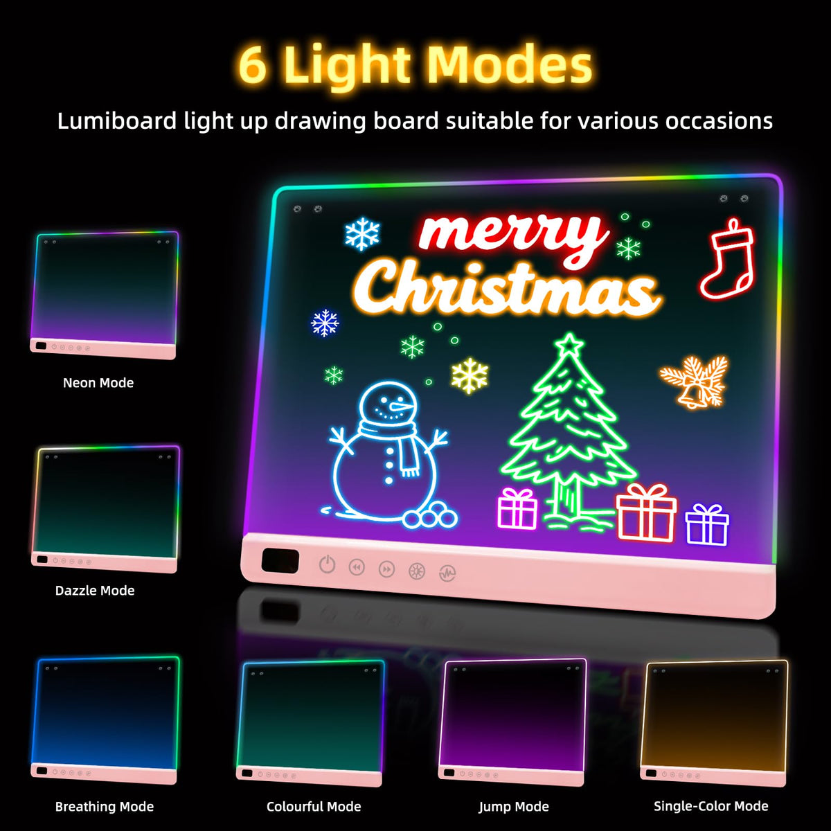 Lumiboard rechargeable battery for cordless creativity during playtime.