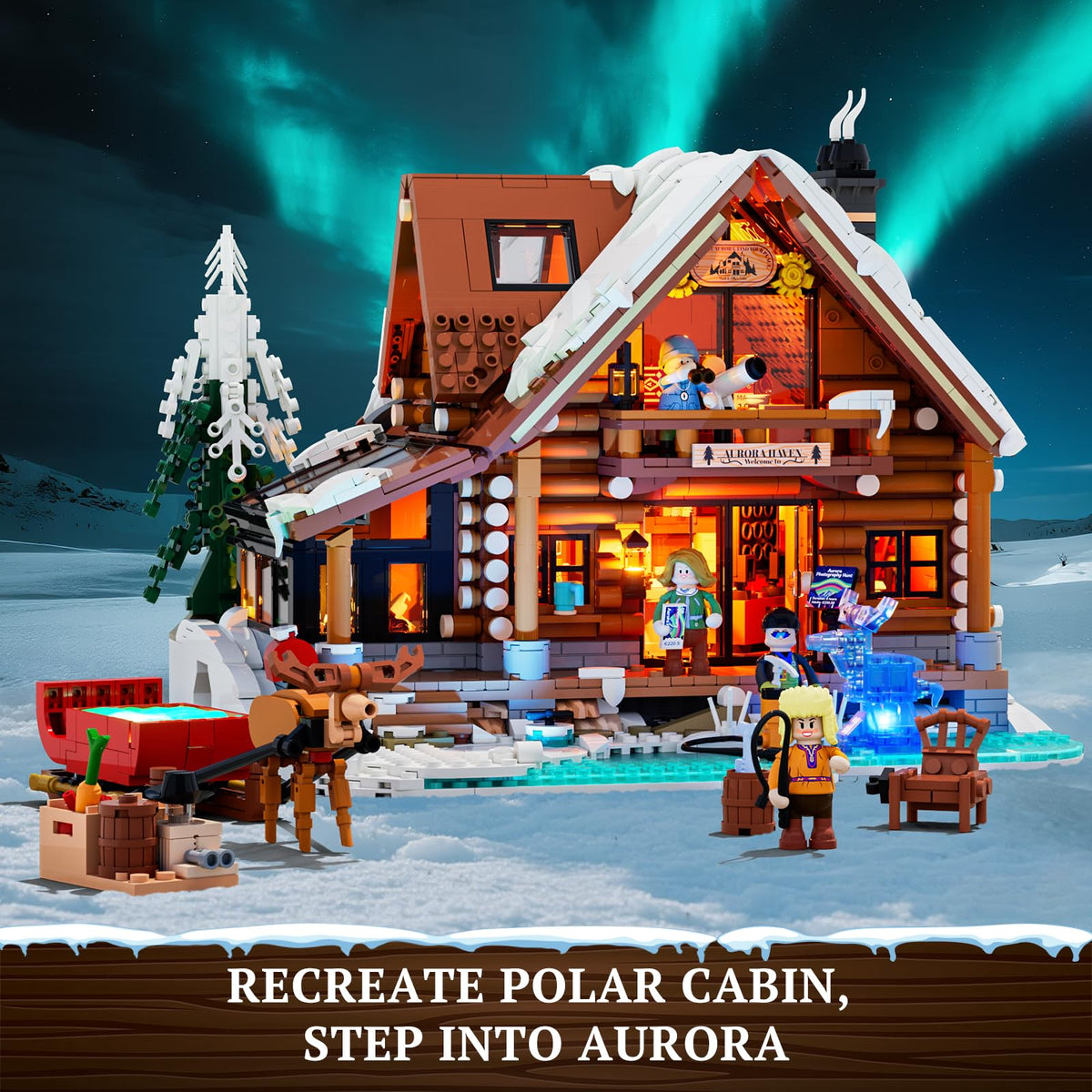 Lumibricks Aurora-Cabin modular light module enables flexible light shows.