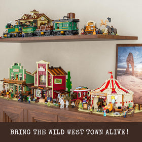 Lumibricks Authentic slanted walls evoke classic Big Top charm