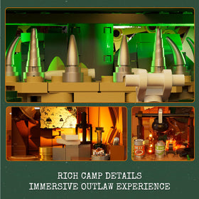 Lumibricks bandits and bounty hunter figures add dramatic role-play and chase scenes