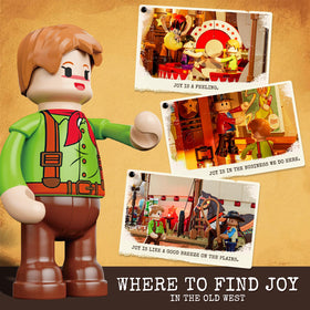 Lumibricks Bearded Lady mirror accents character play and diorama depth