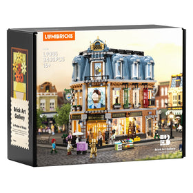 Lumibricks LED lighting kit enhances night-time gallery ambiance across units