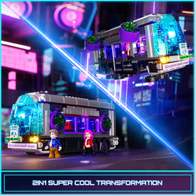Lumibricks Cyberpunk City expansion set expands cyber metropolis dreams