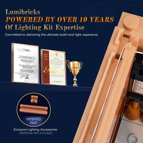 Lumibricks External crane lift highlighting dynamic play and access to aircraft handling.