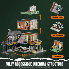 Lumibricks drawer-system floor removal reveals accessible sections