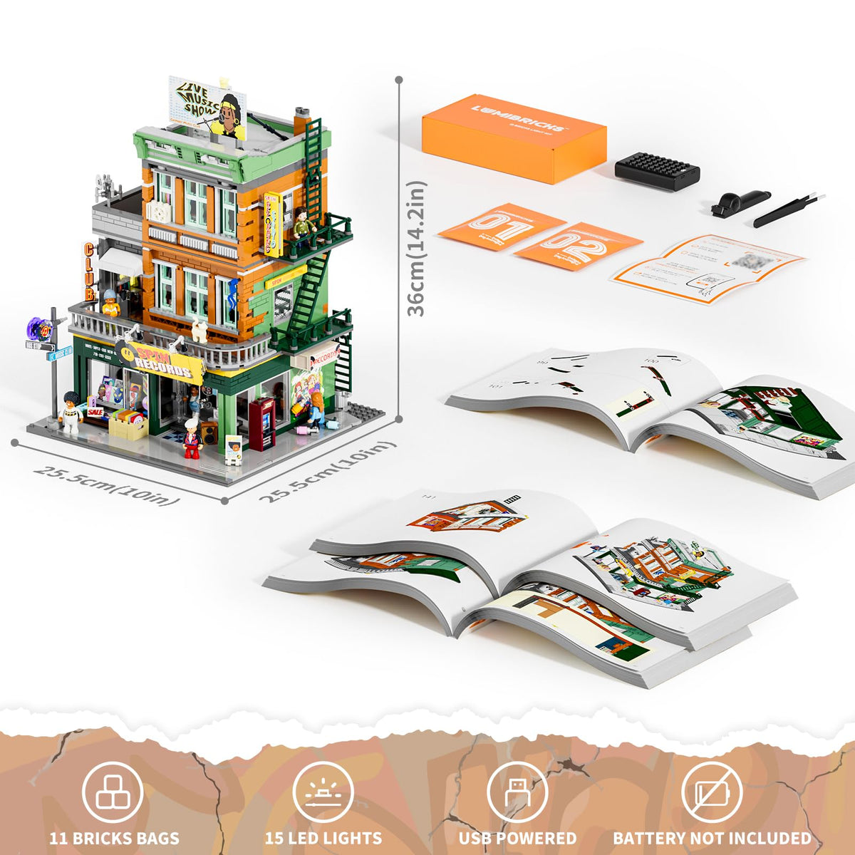 Lumibricks graffiti walls and album prints enrich visual storytelling