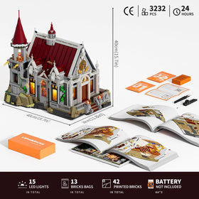 Lumibricks minifigures feast and dance scene for dynamic storytelling
