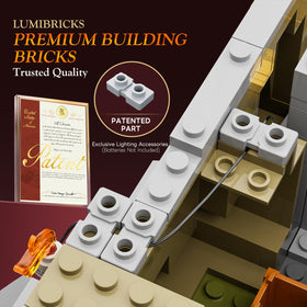 Lumibricks five minifigures bring medieval roles to life during play.