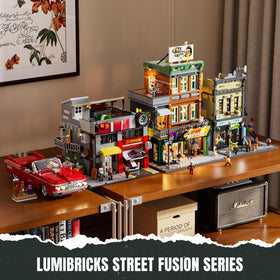 Lumibricks movable DJ tables and speakers enable dynamic music scenes