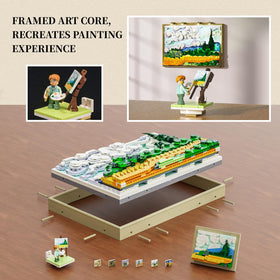 Lumibricks Nameplate postcard brick adds collectible display detail