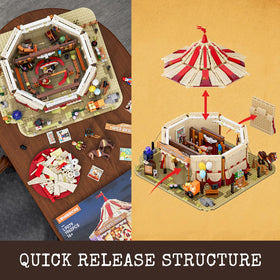 Lumibricks Pillars-free span offers open, dramatic Westworld architecture