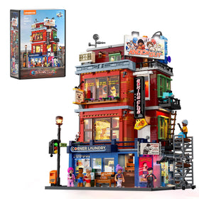 Lumibricks Street Fusion Boxing Club front facade with authentic urban detail for display.