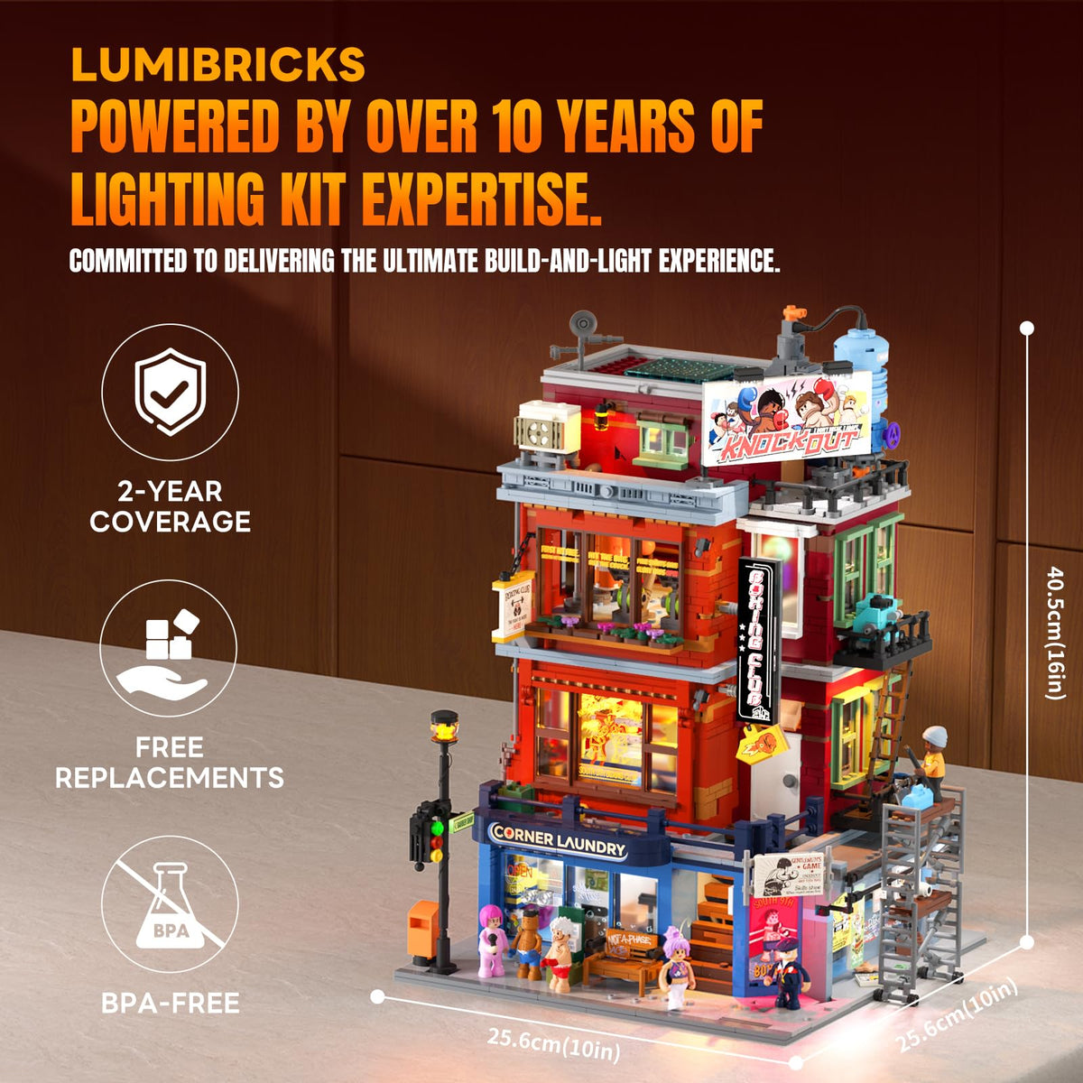 Lumibricks Street Fusion interior with movable floors enabling accessible play.