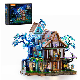 Lumibricks Sylvan Inn exterior shows a detailed wooden facade for striking shelf display